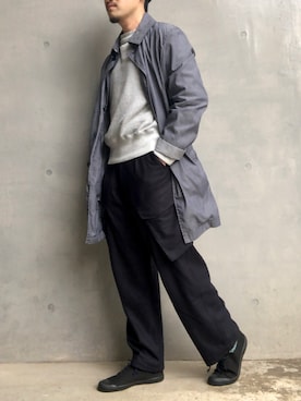 「CUSHMAN（クッシュマン）のアイテム」を使った、Patoさん（メンズ・167cm）の春コーディネート