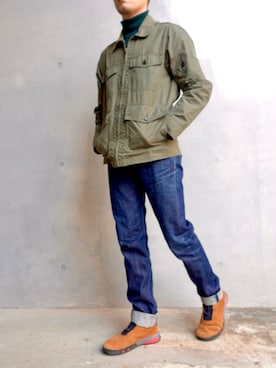 「rag & bone（ラグアンドボーン）のアイテム（パンツ）」を使った、Patoさん（メンズ・166cm）の秋コーディネート