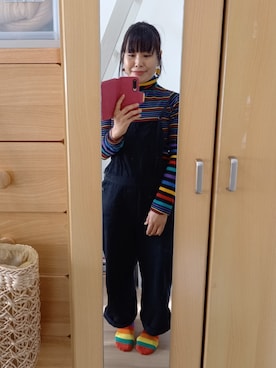 「タートルネック」｜「アイテム（福袋/福箱）」を使った、Tamaさん（レディース・152cm）の冬コーディネート
