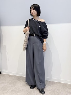 「アイテム（スウェット）」を使った、ののさん（レディース・151cm・20代）の夏コーディネート
