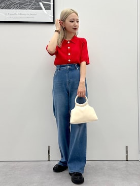 「厚底」｜ののさん（レディース・151cm）の夏コーディネート