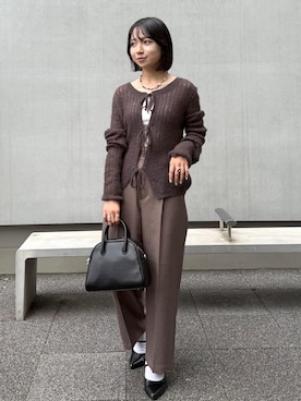 「アイテム（パンツ）」を使った、ののさん（レディース・151cm・20代）の秋コーディネート
