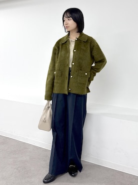 「アイテム（パンツ）」を使った、ののさん（レディース・151cm・20代）の秋コーディネート