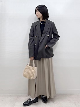 「アイテム（テーラードジャケット）」を使った、ののさん（レディース・151cm・20代）の秋コーディネート