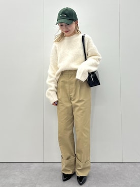 「ROPÉ PICNIC」｜「アイテム（キャップ）」を使った、ののさん（レディース・151cm）の秋コーディネート