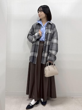「ROPE' PICNIC（ロペピクニック）のアイテム」を使った、ののさん（レディース・151cm）の秋コーディネート