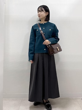「ROPE' PICNIC（ロペピクニック）のアイテム」を使った、ののさん（レディース・151cm）の秋コーディネート