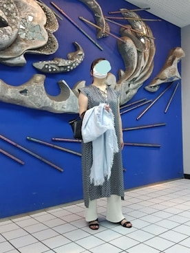 「TICCA（ティッカ）のアイテム（パンツ）」を使った、yukanjpwさん（レディース・166cm）の夏コーディネート