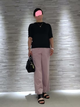 「theory（セオリー）のアイテム（トップス）」を使った、yukanjpwさん（レディース・166cm）の春コーディネート
