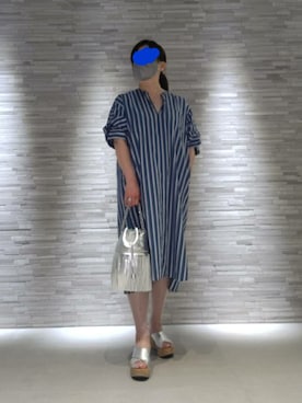 「TICCA（ティッカ）のアイテム（ワンピース）」を使った、yukanjpwさん（レディース・166cm）の夏コーディネート