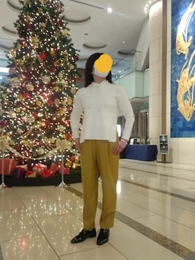 「JOSEPH（ジョセフ）のアイテム（パンツ）」を使った、yukanjpwさん（レディース・166cm）の秋コーディネート