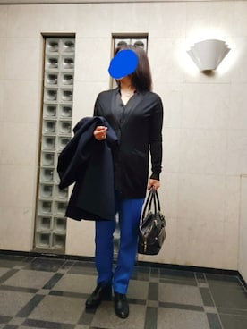 「theory（セオリー）のアイテム（トップス）」を使った、yukanjpwさん（レディース・166cm）の冬コーディネート