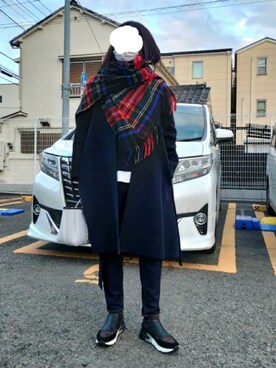 「ASH（アッシュ）のアイテム（ブーツ）」を使った、yukanjpwさん（レディース・166cm）の冬コーディネート