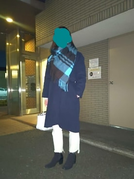 「JOSEPH（ジョセフ）のアイテム（ジャケット/アウター）」を使った、yukanjpwさん（レディース・166cm）の冬コーディネート