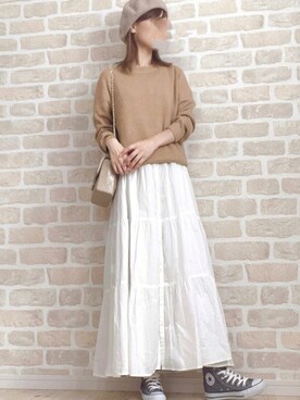 白ワンピース の人気ファッションコーディネート Wear