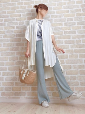 「LE SOUK（ルスーク）のアイテム」を使った、asu＊さん（レディース・155cm）の春コーディネート