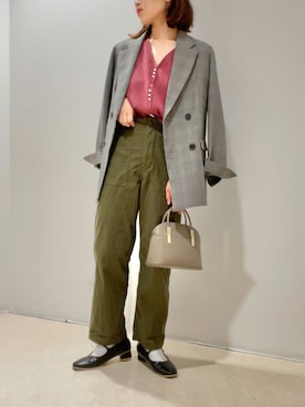 Yuriさん（レディース・159cm）の秋コーディネート