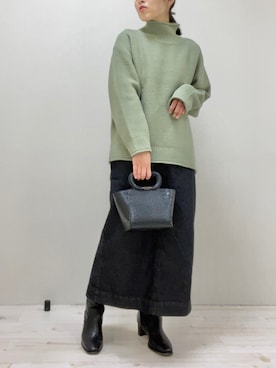 Yuriさん（レディース・159cm）の冬コーディネート