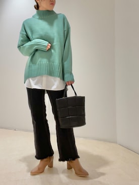 Yuriさん（レディース・159cm）の秋コーディネート