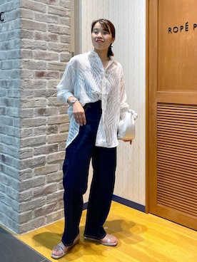 「ジャガード柄」｜Yuriさん（レディース・159cm）の春コーディネート