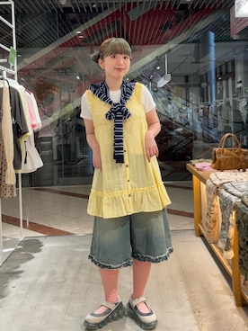 こめちゃんさん(レディース・160cm)の夏コーディネート