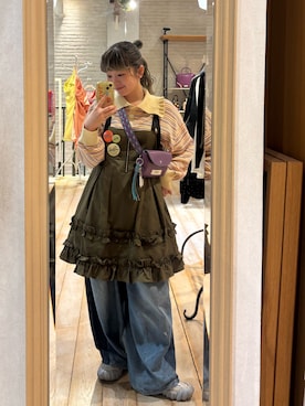 「HELLO.SANFRANCISCO（ハローサンフランシスコ）のアイテム」を使った、こめちゃんさん（レディース・160cm）の春コーディネート