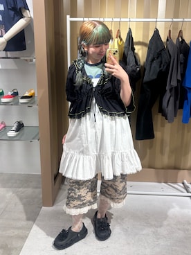 「HELLO.SANFRANCISCO（ハローサンフランシスコ）のアイテム」を使った、こめちゃんさん（レディース・160cm）の夏コーディネート