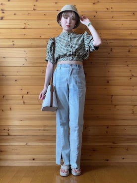 りかさん（レディース・157cm）の夏コーディネート