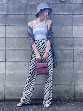 りかさん（レディース・157cm）の夏コーディネート