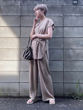 りかさん（レディース・157cm）の夏コーディネート