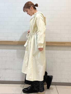 「AMERICAN HOLIC」｜「アイテム（ブルゾン）」を使った、rikacoさん（レディース・160cm）の冬コーディネート