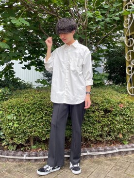 「FEELING MADE（フィーリングメイド）のアイテム」を使った、coen いしはらさん（メンズ・180cm）の秋コーディネート