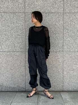 森田 オデット エ オディール スタッフさん(レディース・154cm)の冬コーディネート