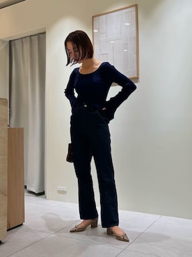 森田 オデット エ オディール スタッフさん(レディース・154cm)の春コーディネート