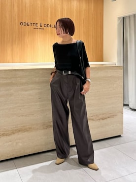 森田　オデット エ オディール スタッフさんのコーディネート