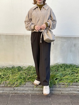 「KEEN（キーン）のアイテム」を使った、ちょこびさん（レディース・154cm）の秋コーディネート