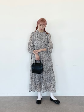 「SLURR（スラ―）のアイテム」を使った、ちょこびさん（レディース・154cm）の秋コーディネート