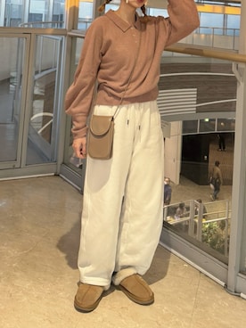 「moi tytto（モイテュット）のアイテム」を使った、ちょこびさん（レディース・154cm）の冬コーディネート