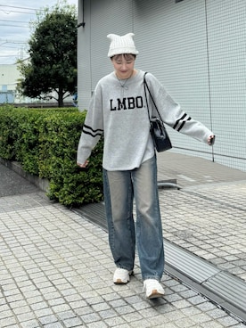 「アイテム（ネックレス）」を使った、ちょこびさん（レディース・154cm）の秋コーディネート