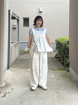 「for/c（フォーシー）のアイテム」を使った、ちょこびさん（レディース・154cm）の夏コーディネート