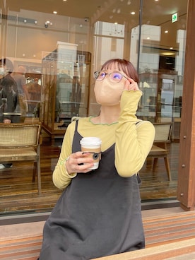 「select MOCA by sayo（セレクトモカバイサヨ）のアイテム」を使った、ちょこびさん（レディース・154cm）の春コーディネート