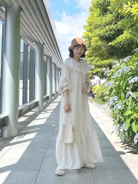 「Bab（バブ）のアイテム」を使った、ちょこびさん（レディース・154cm）の夏コーディネート