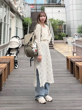 「アイテム（ビューティーグッズ）」を使った、ちょこびさん（レディース・154cm）の秋コーディネート