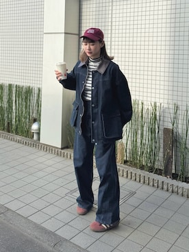 「classicalelf（クラシカルエルフ）のアイテム」を使った、ちょこびさん（レディース・154cm）の冬コーディネート