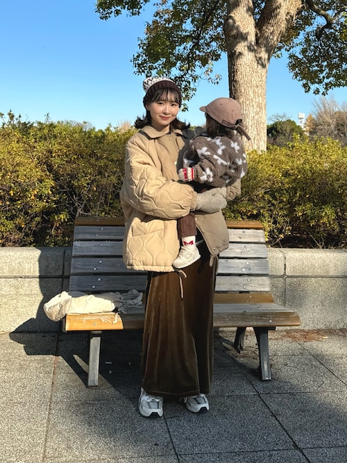 BLAMINK ボアブルゾン　ジップブルゾン　38 BLAMINK ボアブルゾン ジップブルゾン 38