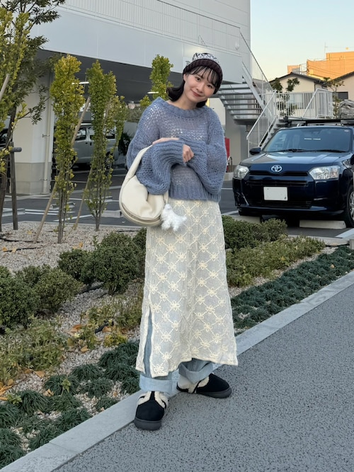 セール】1枚でお洒落見え。レイヤードで魅せる、大人の透明感