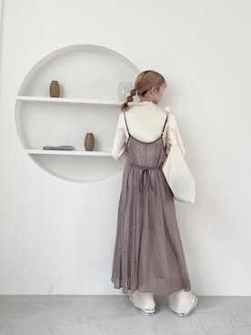 「SLURR（スラ―）のアイテム」を使った、ちょこびさん（レディース・154cm）の秋コーディネート