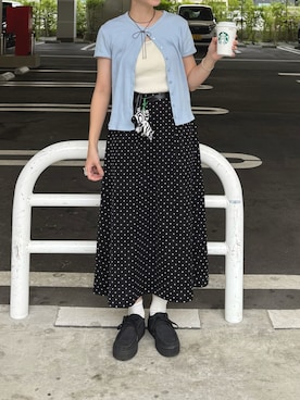 「H&M（エイチ・アンド・エム）のアイテム」を使った、ちょこびさん（レディース・154cm）の夏コーディネート