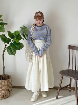 「apres jour mignon（アプレジュールミニョン）のアイテム」を使った、ちょこびさん（骨格ウェーブ・レディース・154cm）の春コーディネート