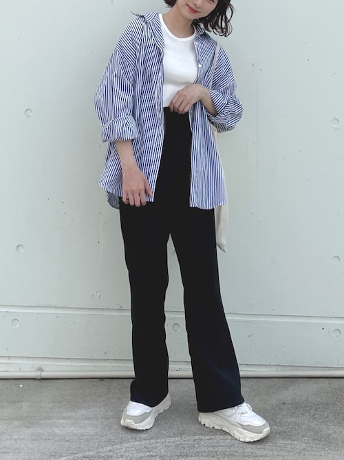 ���傱�т���̃V���c/�u���E�X�u�X�g���C�v���[�Y�V���c�yZOZOTOWN����A�C�e���z�iapres jour�b�A�v���W���[���j�v���g�����R�[�f�B�l�[�g